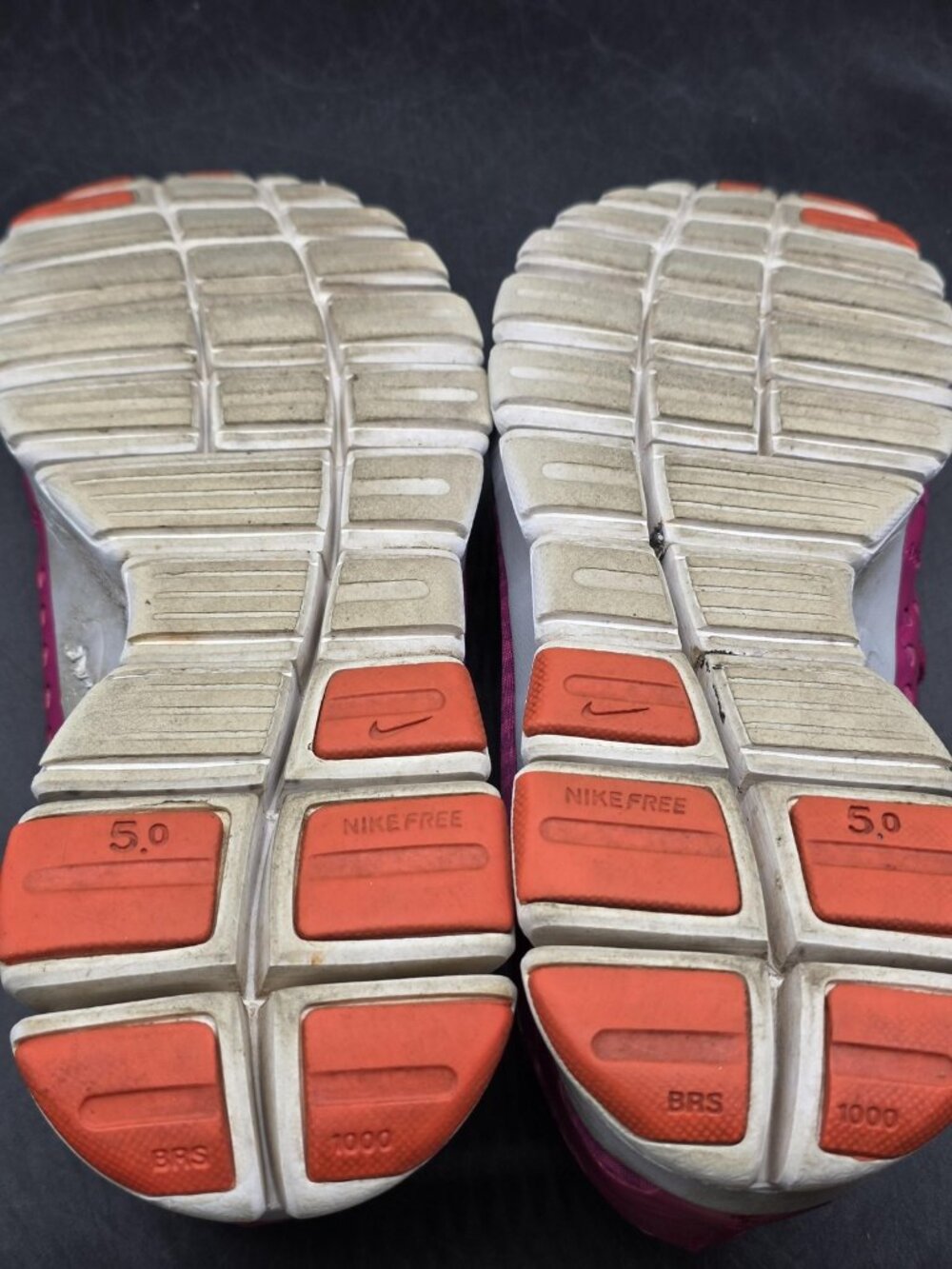 Nike Free 5.0 Shoes Womens Size 9 Pink Mesh Running Sneakers Damaged 511281-502 - Picture 14 of 15